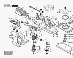 Bosch Orbital Sander PSS 28 AE spare parts