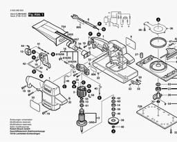 Bosch Orbital Sander PSS 28 AE spare parts