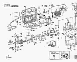 Bosch Jig Saw PST 65 PAE spare parts