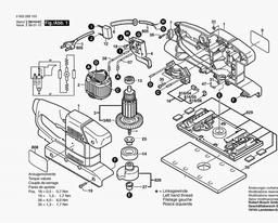 Bosch Orbital Sander PSS 23 spare parts