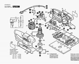 Bosch Orbital Sander PSS 23 spare parts