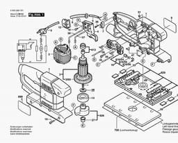 Bosch Orbital Sander PSS 23 E spare parts