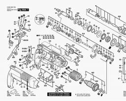 Bosch Diy Hammer Drill PBH 2R spare parts