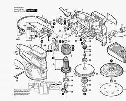 Bosch Random Orbital Sander PEX 420 AE spare parts