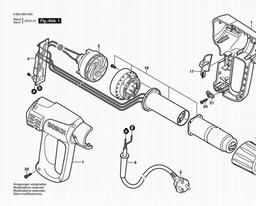 Bosch Hot Air Gun PHG 500-2 spare parts