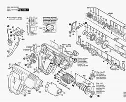Bosch Rotary Hammer PBH 160 spare parts