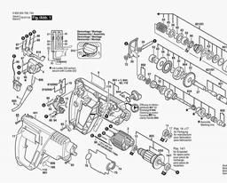 Bosch Rotary Hammer PBH 160 R spare parts