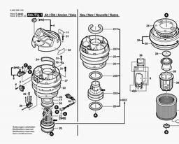 Bosch All Purpose Vaccuum Clean PAS 12-50 F spare parts