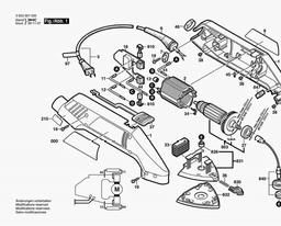 Bosch Delta Sander B7000 spare parts
