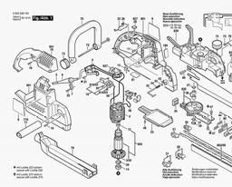 Bosch General Purpose Saw PFZ 1300 AE spare parts