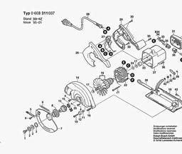 Bosch PKS 7 1/4" spare parts