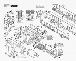 Bosch Rotary Hammer PBH 200 RE spare parts