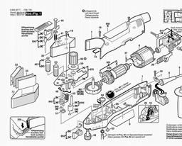Bosch Multi-purpose Belt Sander PVS 300 AE spare parts