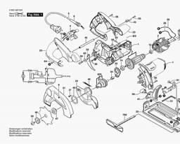 Bosch Circular Saw PKS 46 spare parts