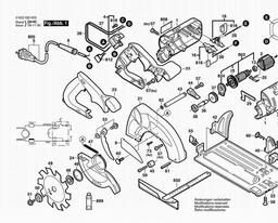 Bosch Circular Saw PKS 54 spare parts