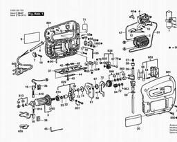 Bosch Jig Saw PST 58 PE spare parts