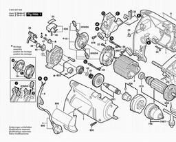Bosch Percussion Drill PSB 450 RE spare parts