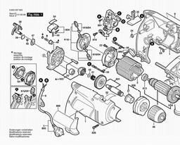 Bosch Percussion Drill PSB 550 RE spare parts