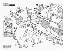Bosch Percussion Drill PSB 600-2 spare parts