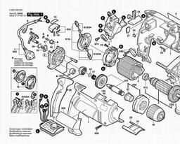 Bosch Percussion Drill PSB 650 RPE spare parts