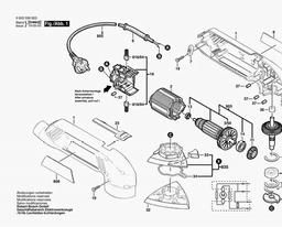Bosch Delta Sander PDA 180 spare parts
