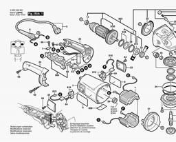 Bosch Angle Grinder MWS 230 JN spare parts