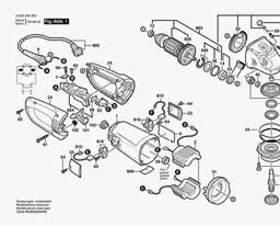 Bosch Angle Grinder PWS 21-230 spare parts