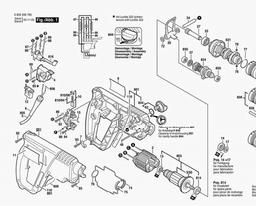 Bosch Rotary Hammer PBH 200 FRE spare parts