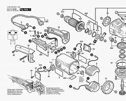 Bosch Angle Grinder PWS 20-230 spare parts