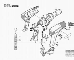 Bosch Hot Air Gun PHG 2 spare parts