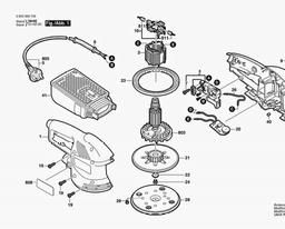 Bosch Orbital Sander PEX 270 AE spare parts