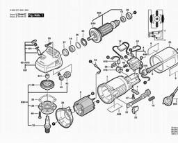 Bosch Angle Grinder PWS 600 spare parts