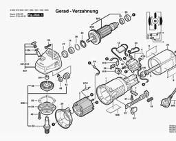 Bosch Angle Grinder PWS 620 spare parts