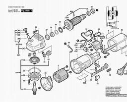 Bosch Angle Grinder PWS 700 spare parts