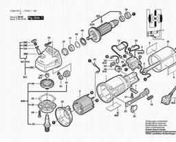 Bosch Angle Grinder PWS 7-125 spare parts