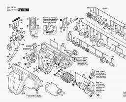 Bosch Rotary Hammer BH 2000 spare parts