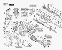 Bosch Rotary Hammer PBH 160 RE spare parts