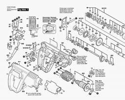 Bosch Rotary Hammer PBH 200 RE spare parts