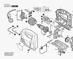 Bosch Jig Saw PST 550 spare parts