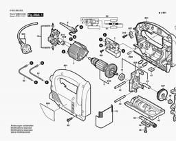 Bosch Combi Jigsaw Perfect PST 650 spare parts