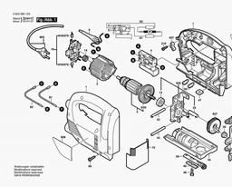 Bosch Combi Jigsaw Perfect PST 650 spare parts