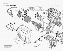 Bosch Combi Jigsaw Perfect PST 650 E spare parts