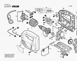 Bosch Jig Saw PST 6500 E spare parts