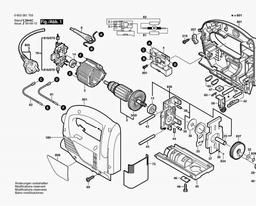Bosch Jig Saw PST 600 PE spare parts