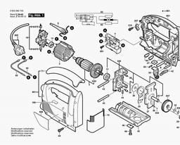 Bosch Jig Saw MST 7500 CPE spare parts
