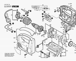 Bosch Jig Saw GST 75 BE spare parts