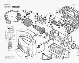 Bosch Jig Saw PST 850 PE spare parts