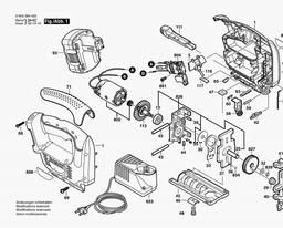 Bosch Cordless Jigsaw PST 14,4 V spare parts