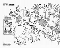 Bosch Percussion Drill PSB 650-2 spare parts