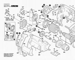 Bosch Percussion Drill PSB 650 RE spare parts